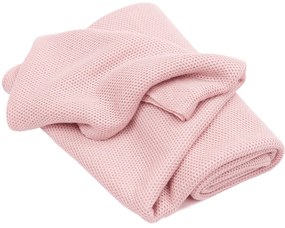 Bambusová zavinovačka pudrově růžová 85x85cm