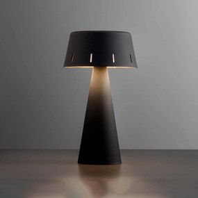 OLEV Makà stolová LED lampa s batériou, čierna