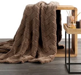 Deka D91 CARO tmavohnedá