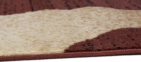 TA Koberec K857A BROWN CHEAP PP BGX Krémový Obdĺžnikový Rozmer: 80x250 cm