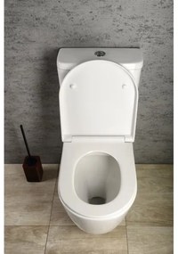 Sapho - Kombinované WC TURKU, spodné/zadné odpadové pripojenie, keramika/biela