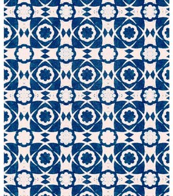 MINDTHEGAP Aegean Tiles Indigo - tapeta