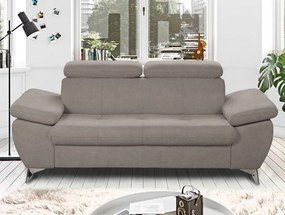 Dvojsedák Gisele, béžová taupe látka