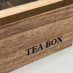 Drevená krabička na čaj Vintage Home