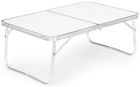 MultiGarden Turistický skladací stolík 60x40cm - biela