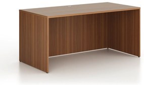 Kancelársky písací stôl FRAME, 160x80 cm, orech