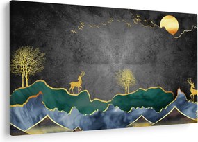 Obraz - Horská scenéria (90x60 cm)