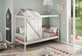 Detská posteľ unac 90 x 190 cm svetlosivá MUZZA