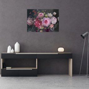 Obraz - Záhradné kvety (70x50 cm)