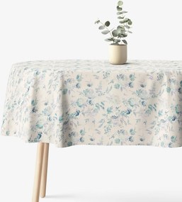 Goldea oválny obrus valencia - otlačky rastlín 120 x 200 cm