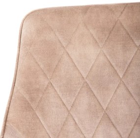 Jedálenská stolička SATORI zamatová béžová 894492