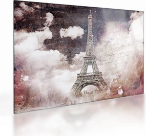 Sklenený obraz - Eiffelova veža, Paríž, Francúzsko (70x50 cm)