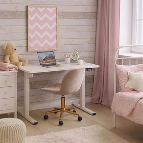 Herný stôl BR04 biely 120 cm