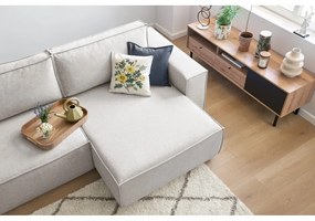 Béžová variabilná rozkladacia rohová pohovka Nihad – Bobochic Paris