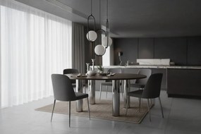 Závesné svietidlo Florence, 3x biele sklenené tienidlo, b/ch, o, U