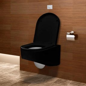 Kvalitná čierna závesná toaletná sada 55 x 35 x 33,5 cm 270023