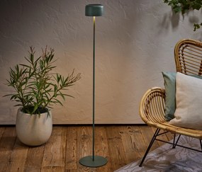 Solárna akumulátorová stojaca lampa, dzunglovo zelená