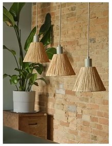 Ledvance - Luster na lanku DECOR RAFFIA 3xE27/15W/230V rafia