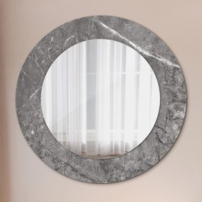 Okrúhle ozdobné zrkadlo Rustikálny mramor fi 50 cm