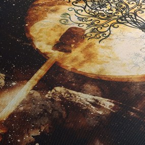 Obraz - Tajomný strom života (70x50 cm)