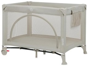 Lionelo - Cestovná postieľka LAURA Beige Sand