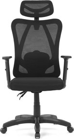Kancelárska stolička čierna KA-R215 BK