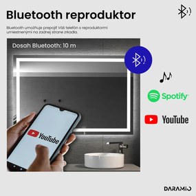 Zrkadlo s LED osvetlením F2