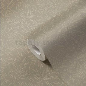 Vliesové tapety na stenu Alpha 33326-3, rozmer 10,05 m x 0,53 m, florálny vzor zlatý na hnedom podklade, A.S. CRÉATION