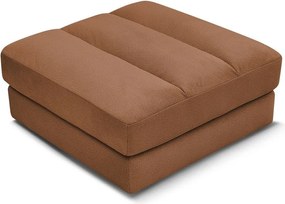 Oranžová zamatová podnožka Sierra – Bobochic Paris