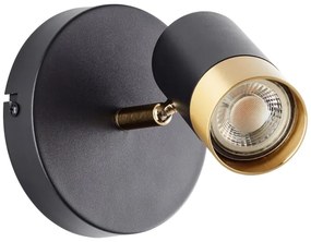 Brilliant - LED nástenné bodové svietidlo VIGOLO 1xGU10/5W/230V čierna/zlatá
