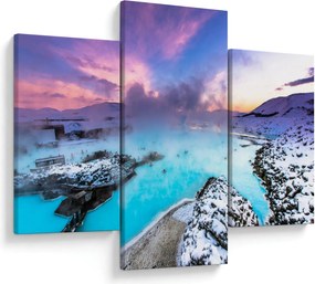 Obraz - Modrá lagúna na Islande (90x60 cm)