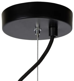 Lucide 45449/76/30 - Luster na lanku ELODIE 3xE27/40W/230V čierna