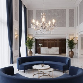 Toolight Toolight, stropné svietidlo 5xE14, EBT003-5CP, šedá, OSW-01255