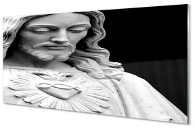 Sklenený obraz socha Ježiša 100x50 cm