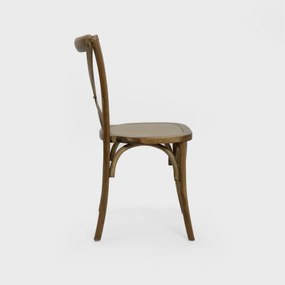 Jedálenská stolička LOSELI drevená / hnedá 712074