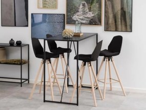 Oslo barová stolička 106 cm čierna/natur