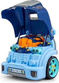 Auto s motorom N-gine modré