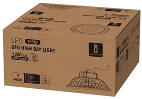 Aigostar - LED Priemyselné svietidlo UFO HIGHBAY LED/100W/230V 4000K IP65