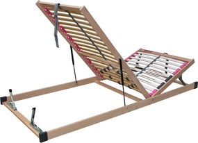 Drevočal Polohovateľný lamelový rošt Dino Flex HN - výklop nohy Veľkosť: 200 x 90