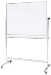 Mobilná otočná tabuľa Revolver NEW 180 × 120 cm, biela
