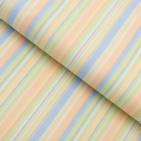 Biante Bavlnený behúň na stôl Sandra SA-734 Pastelovo farebné pásiky 20x140 cm