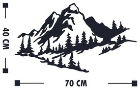 Kovový obraz 47 x 40 cm Mountain 2 ASIR 891TNL1765