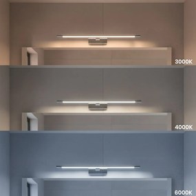 Nástenné LED svietidlo Klimt, 1x LED 12w, 3000-6000k, (60 cm), ch