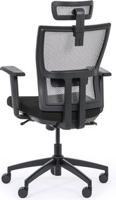 Kancelárska stolička AM, čierná/sivá