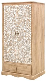 furniture-nabytek.cz - Šatníková skriňa rustikálna 120x200x60 z dreva mango