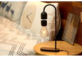 Čierna stolová lampa (výška 36,5 cm) Evaro – Gingko