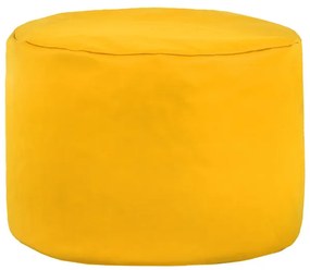 Taburetka Cilindro svetložltá ekokoža