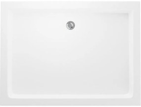 Mexen Rio, obdĺžniková sprchová vanička 120x90x14 cm + chrómový sifón, biela, 45109012