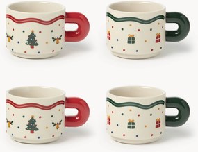 Vianočné hrnčeky Cutemas, 4 ks