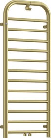 Deante Silia, kúpeľňový radiátor 500x1210 mm, 458W, zlatá matná, DEA-AGI_RG41